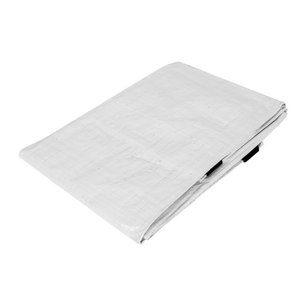 23772 - Lona de polietileno 3 x 4 m, blanca, 110 g/m2, PRETUL