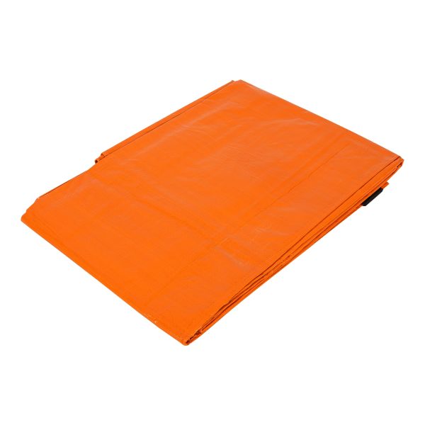 23757 - Lona de polietileno 3 x 4 m, naranja, 110 g/m2, PRETUL