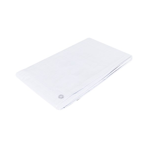 26136 - Lona de polietileno 3 x 5 m, blanca, 110 g/m2, PRETUL