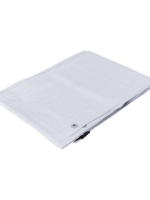 26139 - Lona de polietileno 3 x 6 m, blanca, 110 g/m2, PRETUL