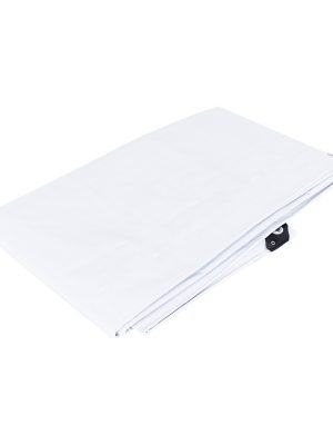 26135 - Lona de polietileno 4 x 4 m, blanca, 110 g/m2, PRETUL