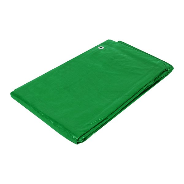 23750 - Lona de polietileno 4 x 5 m, verde, 110 g/m2, PRETUL