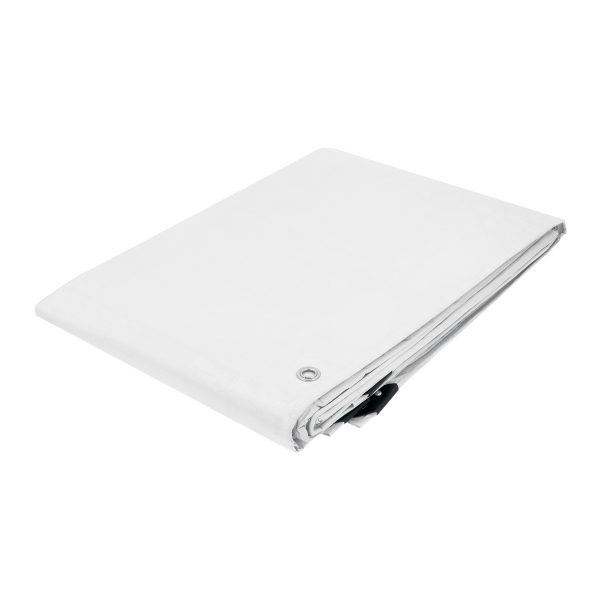 23774 - Lona de polietileno 4 x 6 m, blanca, 110 g/m2, PRETUL