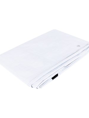 26140 - Lona de polietileno 5 x 5 m, blanca, 110 g/m2, PRETUL