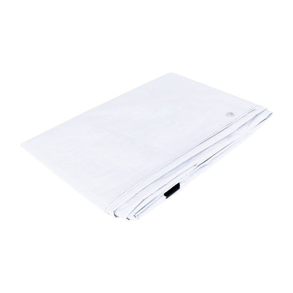 26140 - Lona de polietileno 5 x 5 m, blanca, 110 g/m2, PRETUL