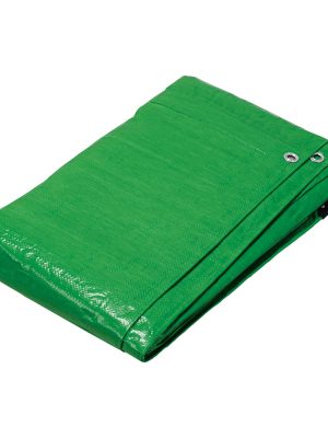 23752 - Lona de polietileno 5 x 6 m, verde, 110 g/m2, PRETUL