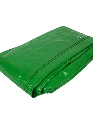 23753 - Lona de polietileno 6 x 12 m, verde, 110 g/m2, PRETUL