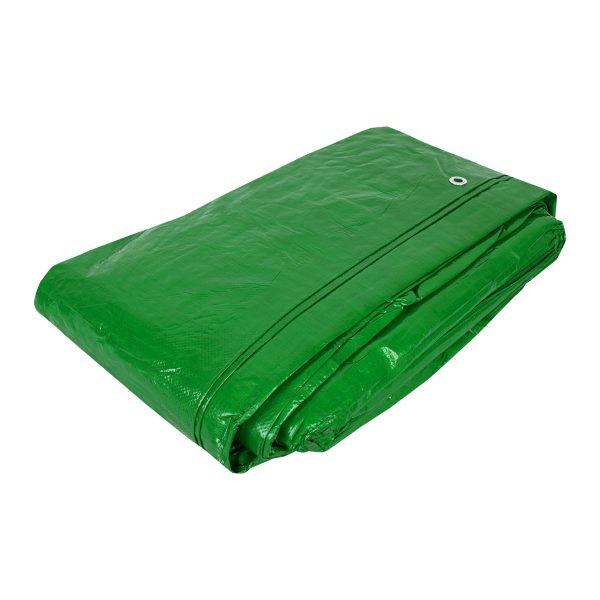 23753 - Lona de polietileno 6 x 12 m, verde, 110 g/m2, PRETUL