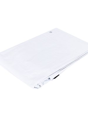 26137 - Lona de polietileno 6 x 6 m, blanca, 110 g/m2, PRETUL