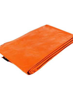 26143 - Lona de polietileno 6 x 6 m, naranja, 110 g/m2, PRETUL