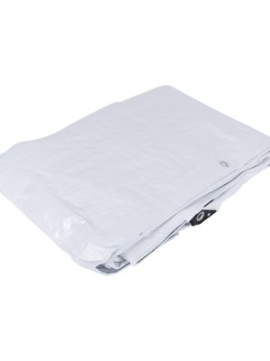 26138 - Lona de polietileno 6 x 9 m, blanca, 110 g/m2, PRETUL