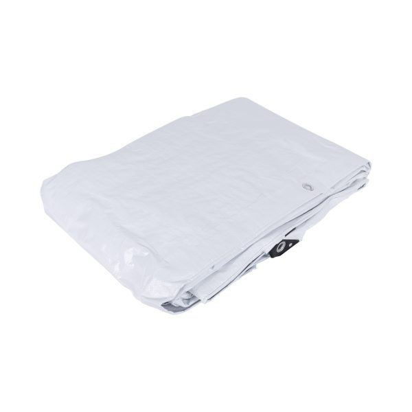 26138 - Lona de polietileno 6 x 9 m, blanca, 110 g/m2, PRETUL