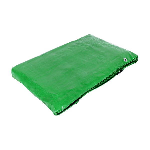 26150 - Lona de polietileno 6 x 9 m, verde, 110 g/m2, PRETUL