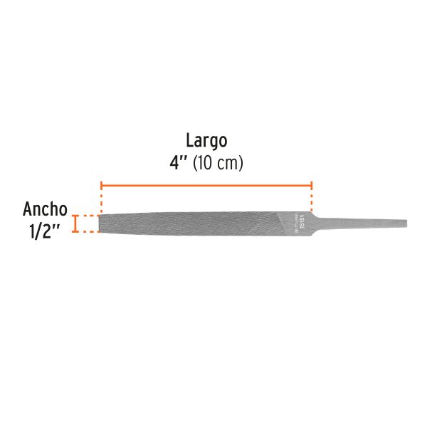 15151 - Lima plana muza 4', Truper