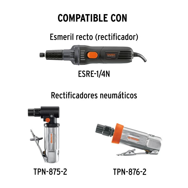 103501 - Lima rotativa flama 1/2, SH-5, TRUPER