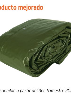 16380 - Lona uso rudo 12x17 m, verde olivo, 240 g/m2, TRUPER EXPERT