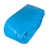 15376 - Lona de polietileno reforzada 12x17 m, azul, 180g/m2, TRUPER