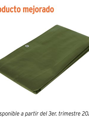 16373 - Lona uso rudo 2 x 3 m, verde olivo, 240 g/m2, TRUPER EXPERT