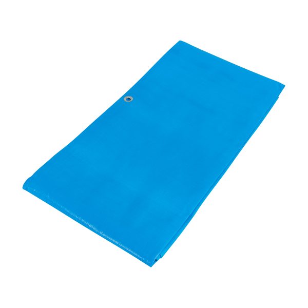 15369 - Lona de polietileno reforzada 2x3 m, azul, 180g/m2, TRUPER