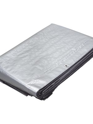 LT-56.jpg 15366 - Lona de polietileno reforzada 5 x 6 m, gris, 180g/m2, TRUPER