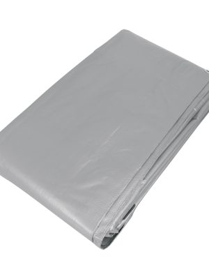 10776 - Lona de polietileno reforzada 5 x 7 m, gris, 180g/m2, TRUPER