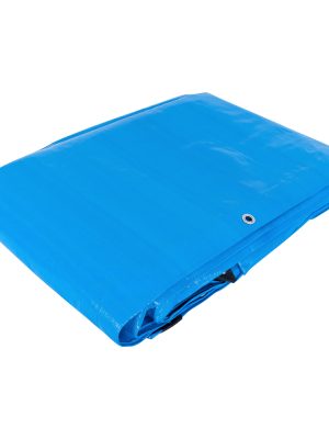 102575 - Lona de polietileno reforzada 6 x 9 m, azul, 180g/m2, TRUPER