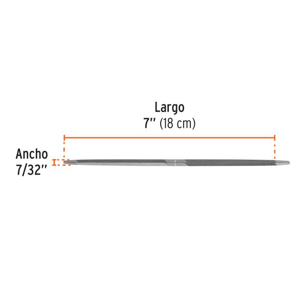 15134 - Lima triángulo doble 7', Truper