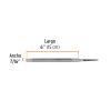 15128 - Lima triangular 6' para machete, 34 dpp, TRUPER