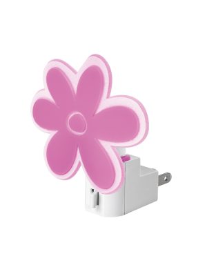 LUZ-01.jpg 46130 - Luz de noche con lámpara E12, flor, Volteck