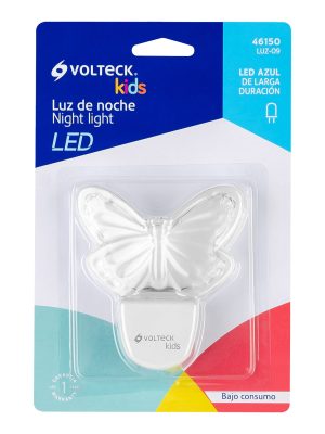 LUZ-09E1.jpg 46150 - Luz de noche de LED, mariposa, Volteck