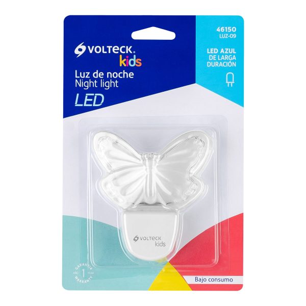 46150 - Luz de noche de LED, mariposa, Volteck
