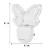46150 - Luz de noche de LED, mariposa, Volteck