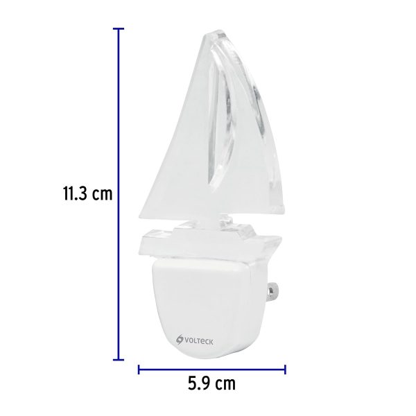 46151 - Luz de noche de LED, barco, Volteck