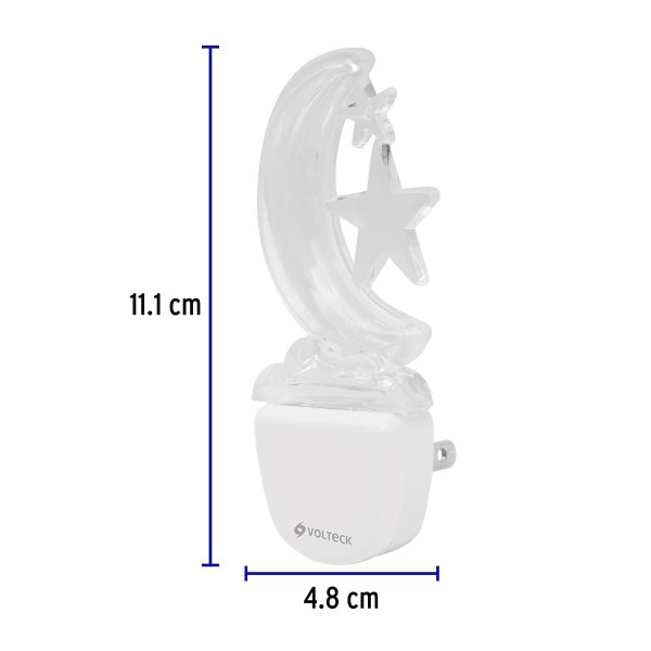 46152 - Luz de noche de LED, luna, Volteck