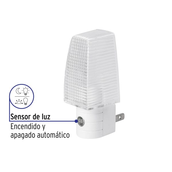 46598 - Luz de noche con sensor de luz, Volteck