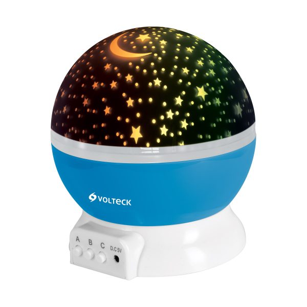 47866 - Luz de noche proyector de estrellas, Volteck