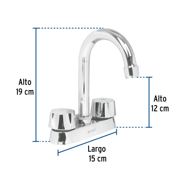 M-060-CFC3.jpg 47689 - Mezcladora 4' para lavabo, cuello bar, cartucho compresión