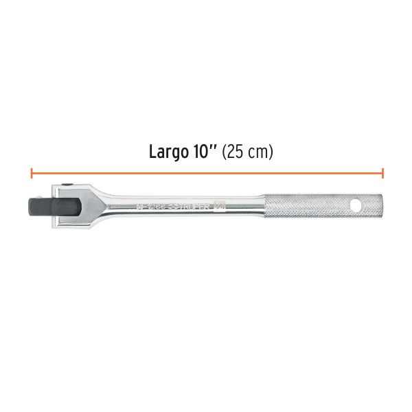 13922 - Mango articulado con cuadro de 1/2', largo 10', Truper
