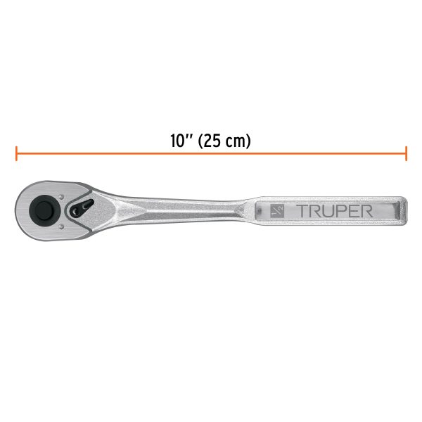 102401 - Matraca liberación rápida 72 dientes, cuadro 1/2', Truper