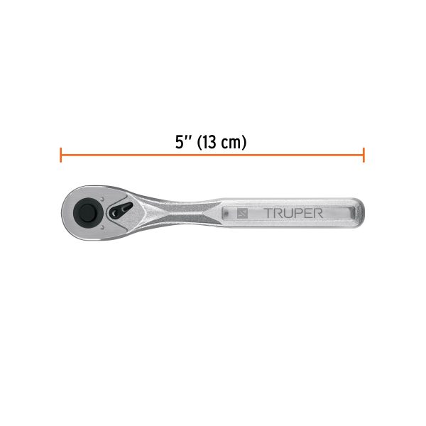 102369 - Matraca liberación rápida 72 dientes, cuadro 1/4', Truper