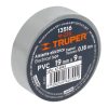 13516 - Cinta de aislar de 9 m x 19 mm, gris, Truper