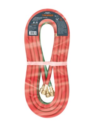 M-CORSOL-TE1.jpg 103297 - Manguera cuata reforzada de 6 m para oxiacetileno, TRUPER