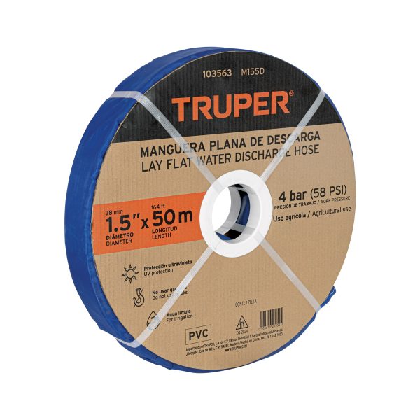 103563 - Rollo de manguera plana de 1.5' x50m de descarga p/motobomba