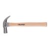 10557 - Martillo cabeza cónica 23 mm uña curva, mango madera, TRUPER