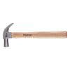 10558 - Martillo cabeza cónica 25 mm uña curva, mango madera, TRUPER