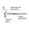 10914 - Martillo cabeza cónica 27 mm uña curva, mango tubular,TRUPER