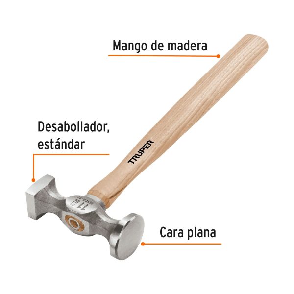 16864 - Martillo desabollador 11 oz estándar, mango 12', Truper