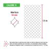 42934 - Rollo malla ciclónica cal.11, 1.5x20m, abertura 55mm, 57kg
