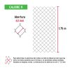 42940 - Rollo malla ciclónica cal.11, 1.75x20m, abertura 63mm, 60kg