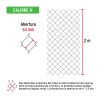 42941 - Rollo malla ciclónica cal.11, 2x20m, abertura 63mm, 68kg